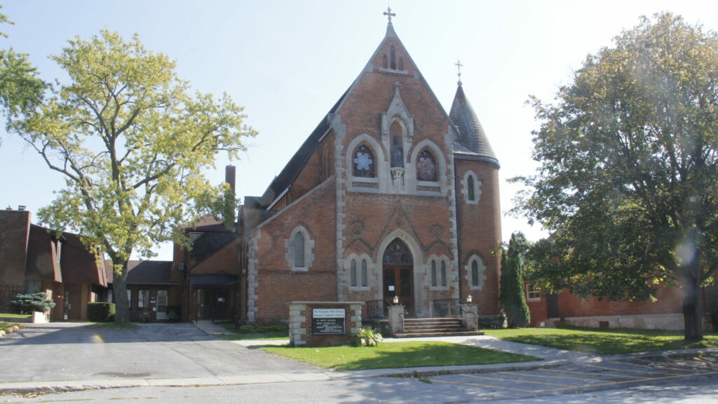 <p>St Gregory the Great Catholic Church in Picton. (Desirée Decoste/Gazette Staff)</p>
