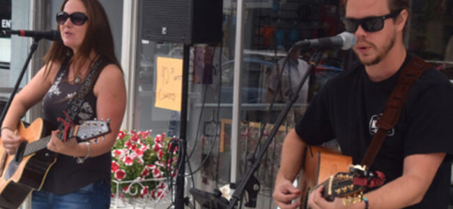 <p>Instant Rivalry’s Megan and Caleb Hutton. (Adam Prudhomme/For The Gazette)</p>
