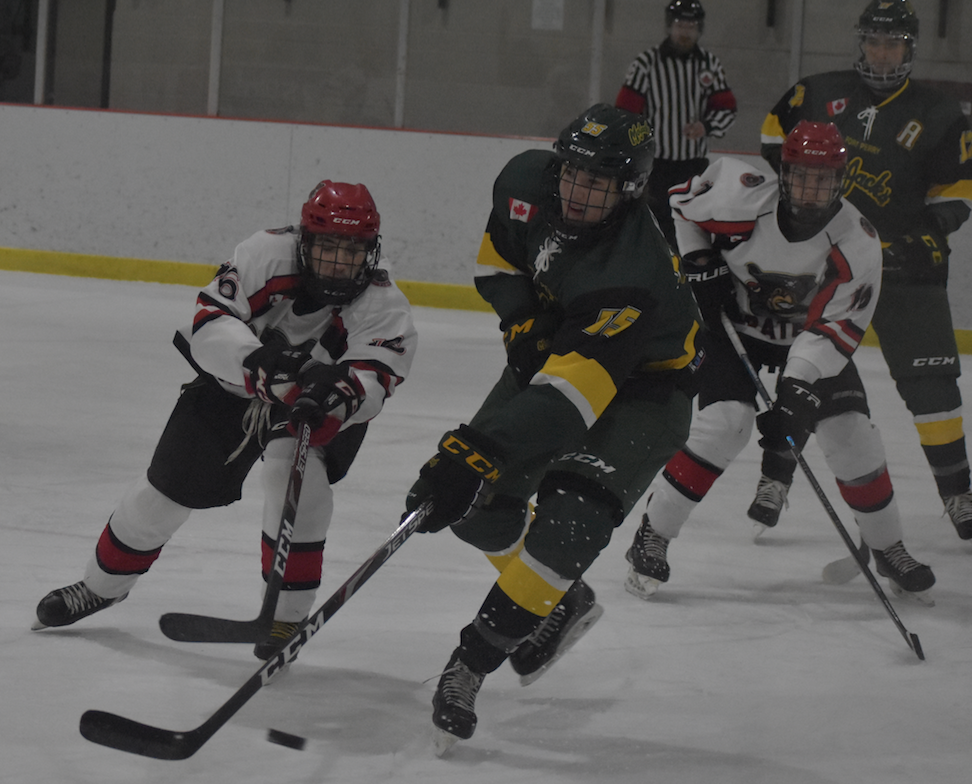 <p>(At right) Owen Dever has 10 goals to lead Picton scoring. (Jason Parks/Gazette Staff)</p>
