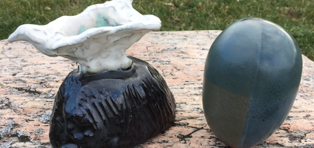 <p>INSPIRED CRAFT Clay creations crafted at the Sophiasburgh studios of local artisan Andrea Piller. (Karen Bell/For The Gazette)</p>
