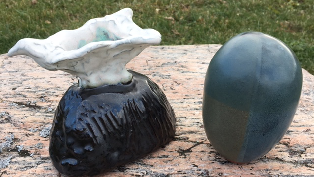 <p>INSPIRED CRAFT Clay creations crafted at the Sophiasburgh studios of local artisan Andrea Piller. (Karen Bell/For The Gazette)</p>
