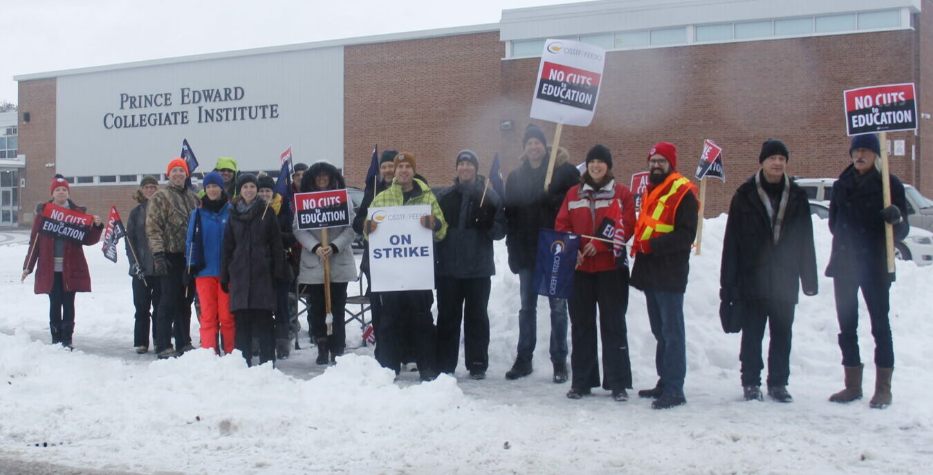 <p>Protests by local educators are a fleeting memory with the announcement a tentative agreement between the Ministry of Education and the remaining holdout union, the OSSTF, has been struck. (Desirée Decoste/Gazette Staff)</p>
