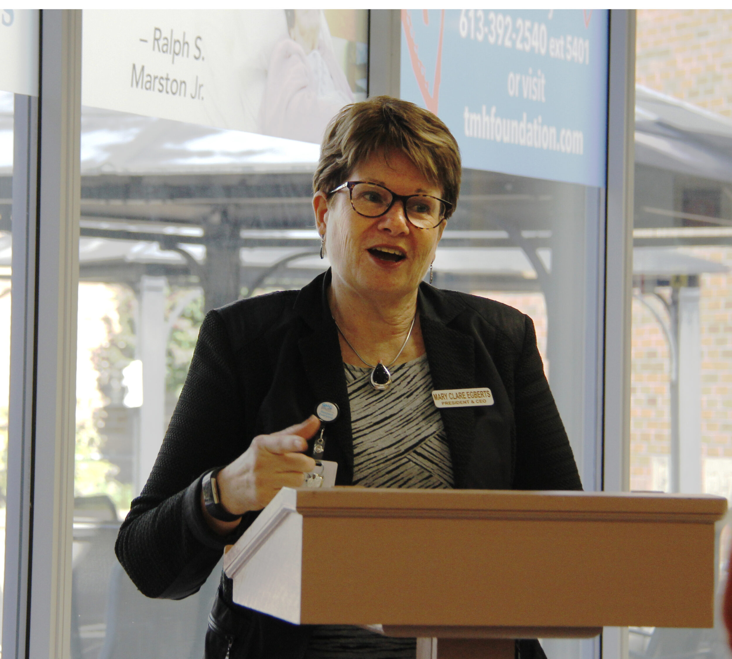 <p>SEND OFF Mary Clare Egbert, President and CEO for Quinte Health Care, announced her intention to retire by the end of Aug. 2020. (Desirée Decoste/Gazette Staff)</p>
