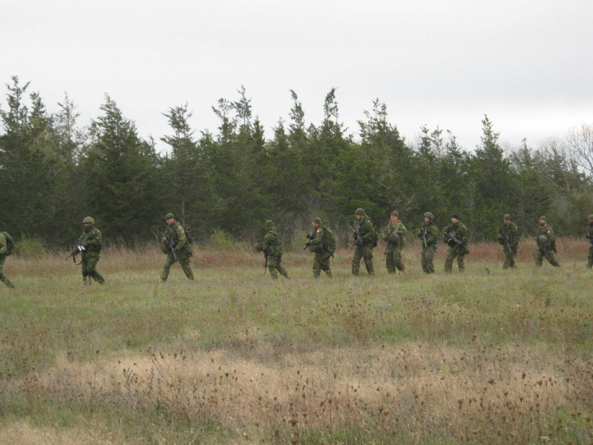 <p>Members of the Hastings and Prince Edward Regiment during training exercises last spring. (Submitted Photo)</p>
