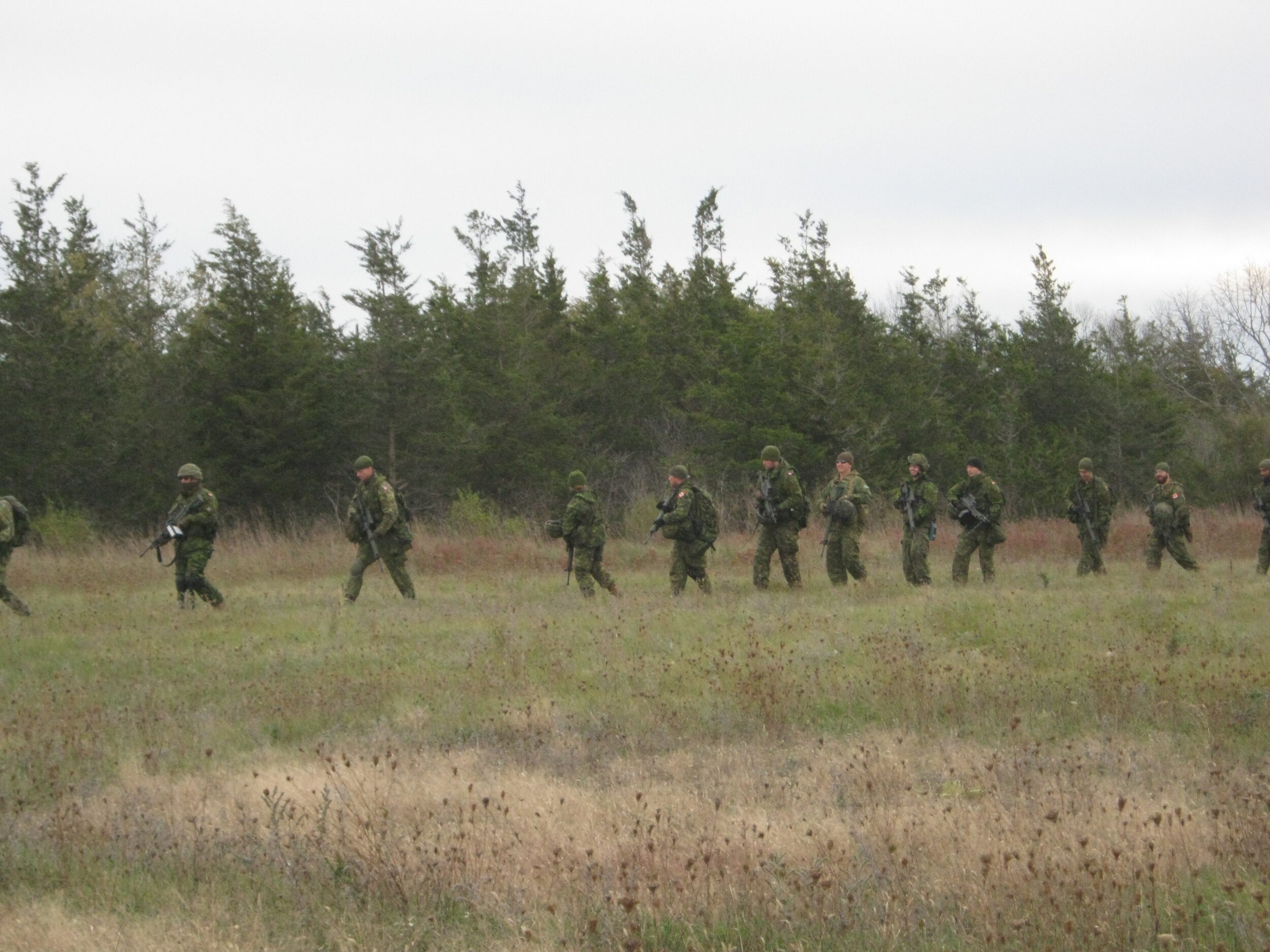 <p>Members of the Hastings and Prince Edward Regiment during training exercises last spring. (Submitted Photo)</p>
