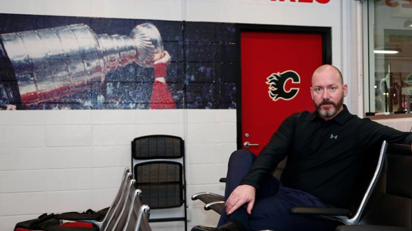 <p>HITTING THE PAUSE BUTTON- Picton native and Calgary Flames video coach Jamie Pringle is waiting to see if there will be Stanley Cup playoffs this spring or summer. (Jenn Pierce/NHL/Calgary Flames)</p>
