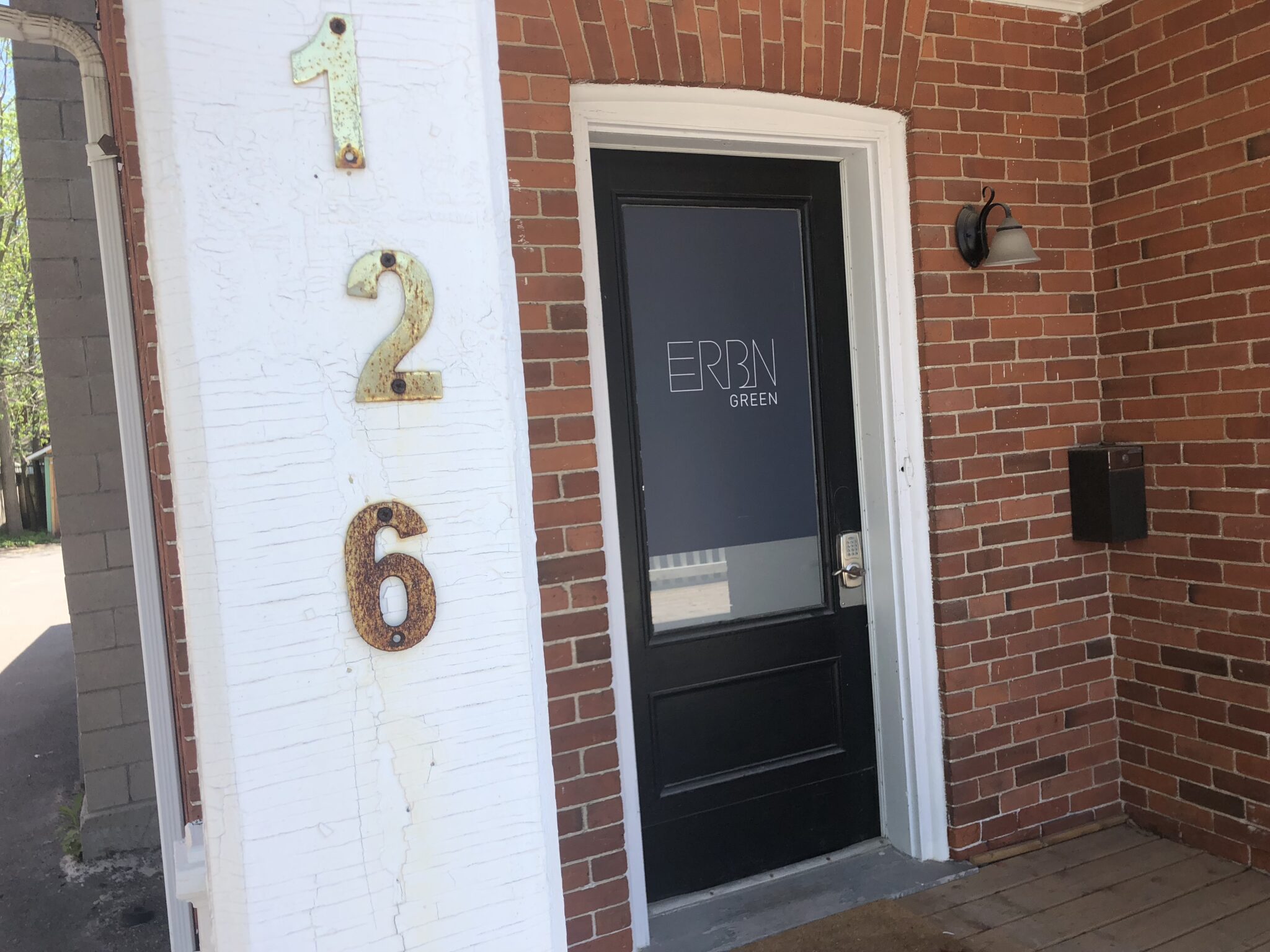<p>ENTERING A NEW DOOR Prince Edward County’s first cannabis shop is expected to open on June 25 on Main St. in Picton. (Jason Parks/Gazette Staff)</p>
