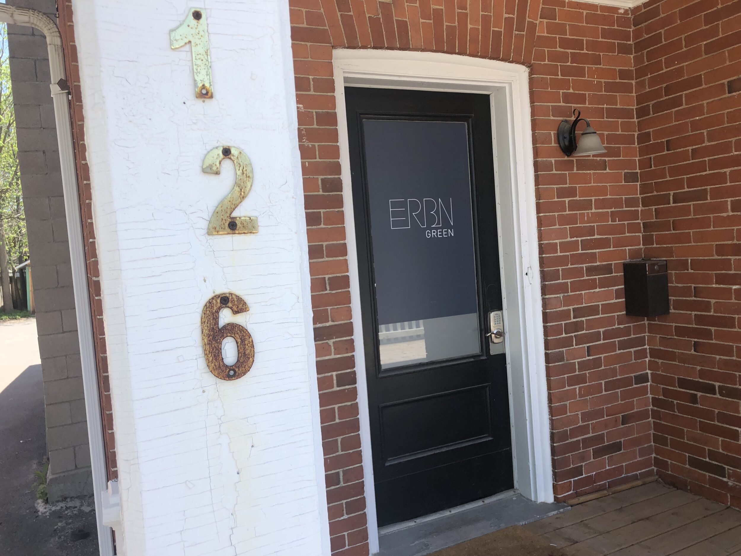 <p>ENTERING A NEW DOOR Prince Edward County’s first cannabis shop is expected to open on June 25 on Main St. in Picton. (Jason Parks/Gazette Staff)</p>
