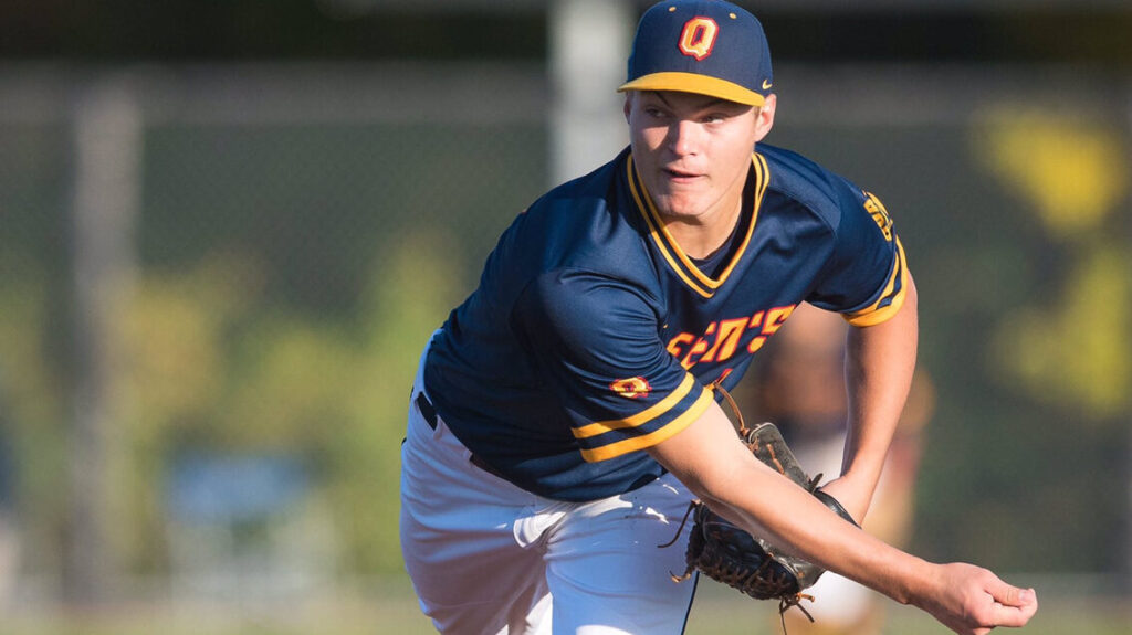 <p>SPECIAL DELIVERY  Picton native Gavin Ronan pitched 27 1/3 innings for the Queen’s University Golden Gaels in 2019, posting an earned run average of 3.30. Ronan was selected as the club’s MVP for the 2019 season.  (Submitted Photo)</p>
