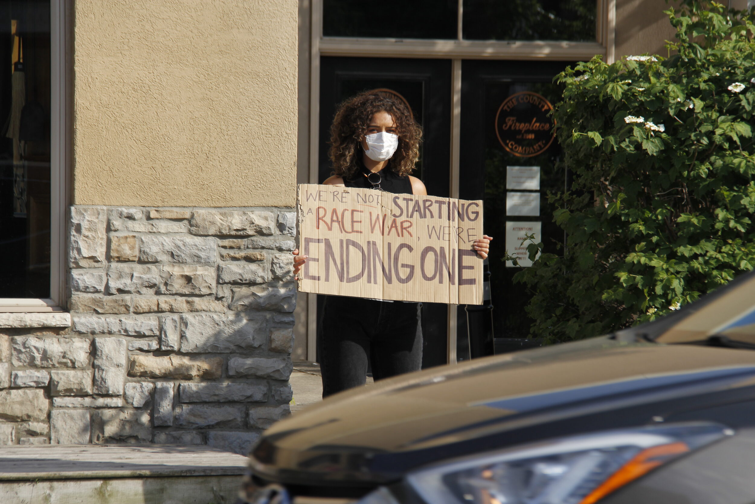 <p>All Welcome Here helped organize a peaceful protest in the spring of 2020. Now the group wants to hear from all BIPOC residents living in Prince Edward County.  (Desirée DeCoste/Gazette Staff)</p>
