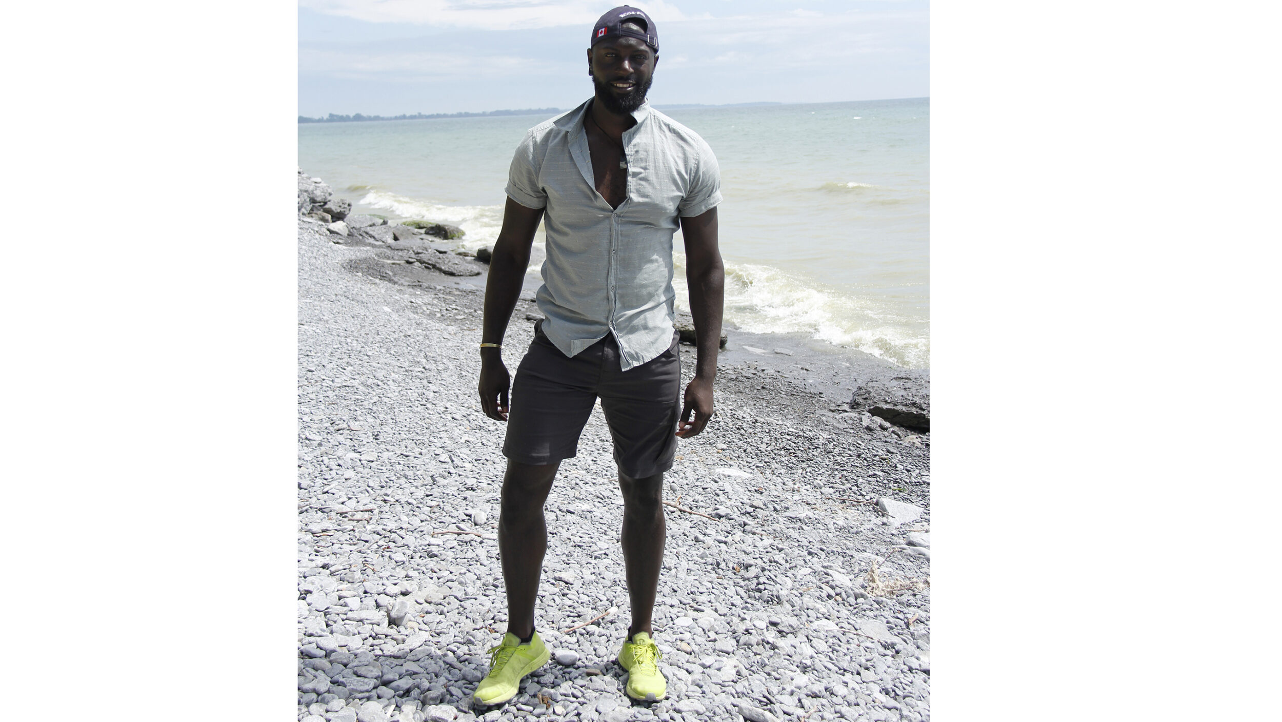 <p>THE EXPLORER  Mario Rigby took a break from his 20 day, 355 km kayak trip in Wellington on Monday. (Desirée Decoste/Gazette staff)</p>
