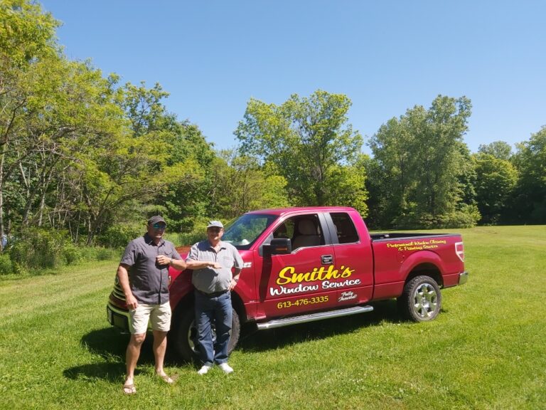 <p>ALL IN THE FAMILY-This father son duo, Steve (Left) and Wayne Smith (Right), have taken turns running their family&#8217;s business, Smith&#8217;s Window Service. (Submitted Photo)</p>
