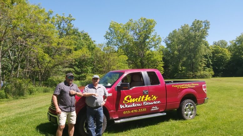 <p>ALL IN THE FAMILY-This father son duo, Steve (Left) and Wayne Smith (Right), have taken turns running their family’s business, Smith’s Window Service. (Submitted Photo)</p>
