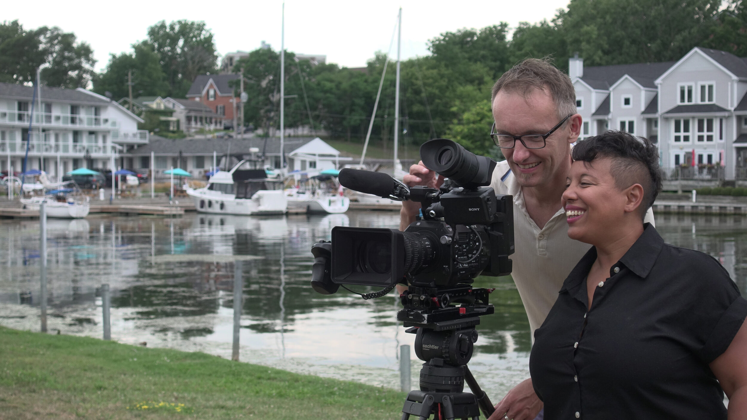 <p>Documentarians Chrystelle Maechler and Andreas Krätschmer. (Submitted Photo)</p>
