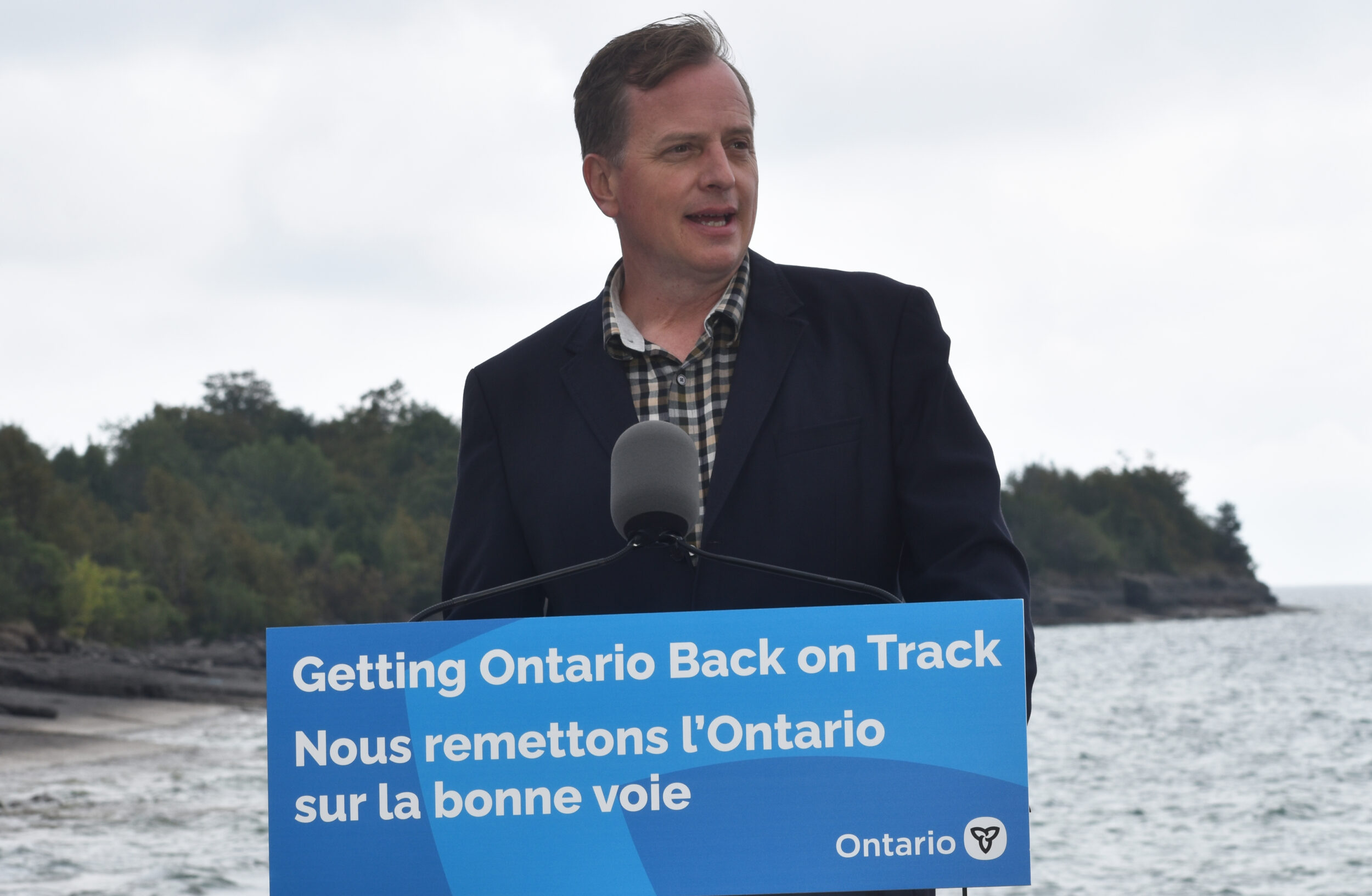 <p>Minister of Environment, Conservation and Parks Jeff Yurek at Point Petre in September, 2020. (Jason Parks/Gazette Staff)</p>
