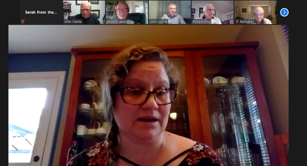 <p>ROTARY GETS HIP – Nicole Patterson, District Coordinator for Honouring Indigenous Peoples spoke with Rotary this past Tuesday. </p>
