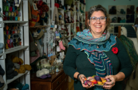 <p>Lesley Snyder of Rosehaven Yarn Shop. (Submitted Photo)</p>
