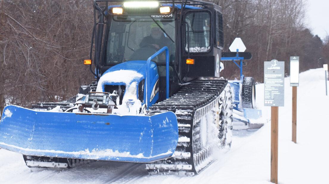 <p>BACK IN THE SADDLE Snowmobile trail grooming operations have resumed in Prince Edward County (Jason Parks/Gazette Staff)</p>
