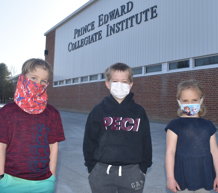 <p>TAKING IT OUTSIDE  Both senior and elementary PECI students such as (From left) Evan Keller, Colin Lunn and Joanne Keller will benefit from the creation of outside learning spaces (Jason Parks/Gazette Staff)</p>

