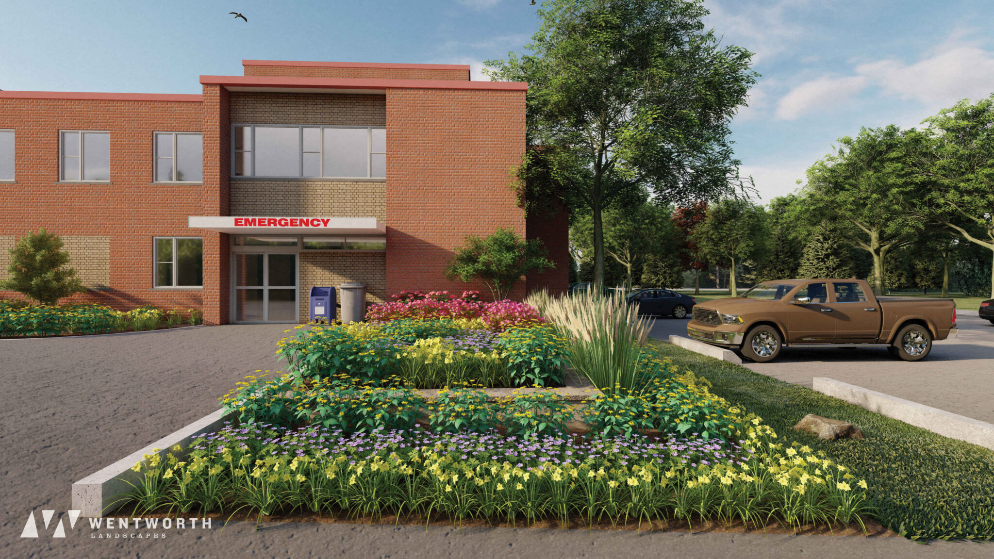 <p>A conceptual view of a proposed Garden of Hope at Prince Edward County Memorial Hospital planned for later this summer. (Wentworth Landscapes)</p>
