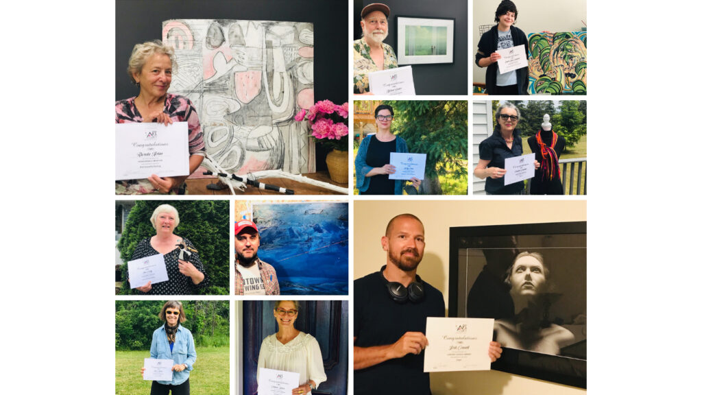 <p>WINNING ARTISTS The Art in the County Organizing Committee announce the 2021 award winners from the 28th annual juried exhibition, pictured are the winners of the exhibiton. (Submitted photo).</p>
