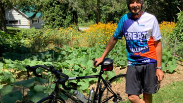 <p>HITTING THE ROAD Milford’s Don Ross is participating in his fourth Great Cycle Challenge Canada for SickKids.  (Submitted Photo)</p>
