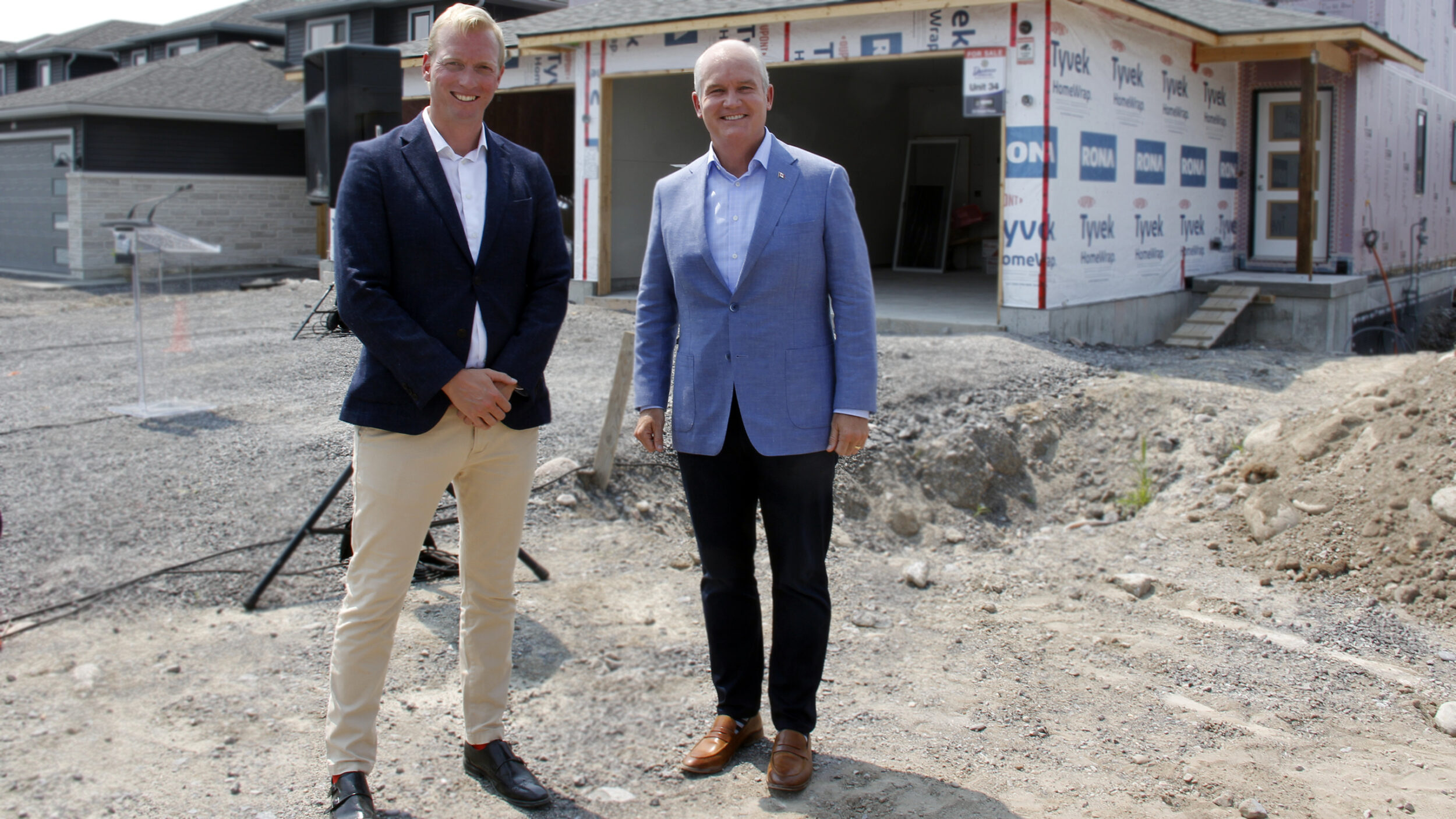 <p>Bay of Quinte federal candidate Ryan Williams met with Conservative Party Leader Erin O’Toole on Monday in Belleville.(Desirée Decoste/Gazette staff)</p>
