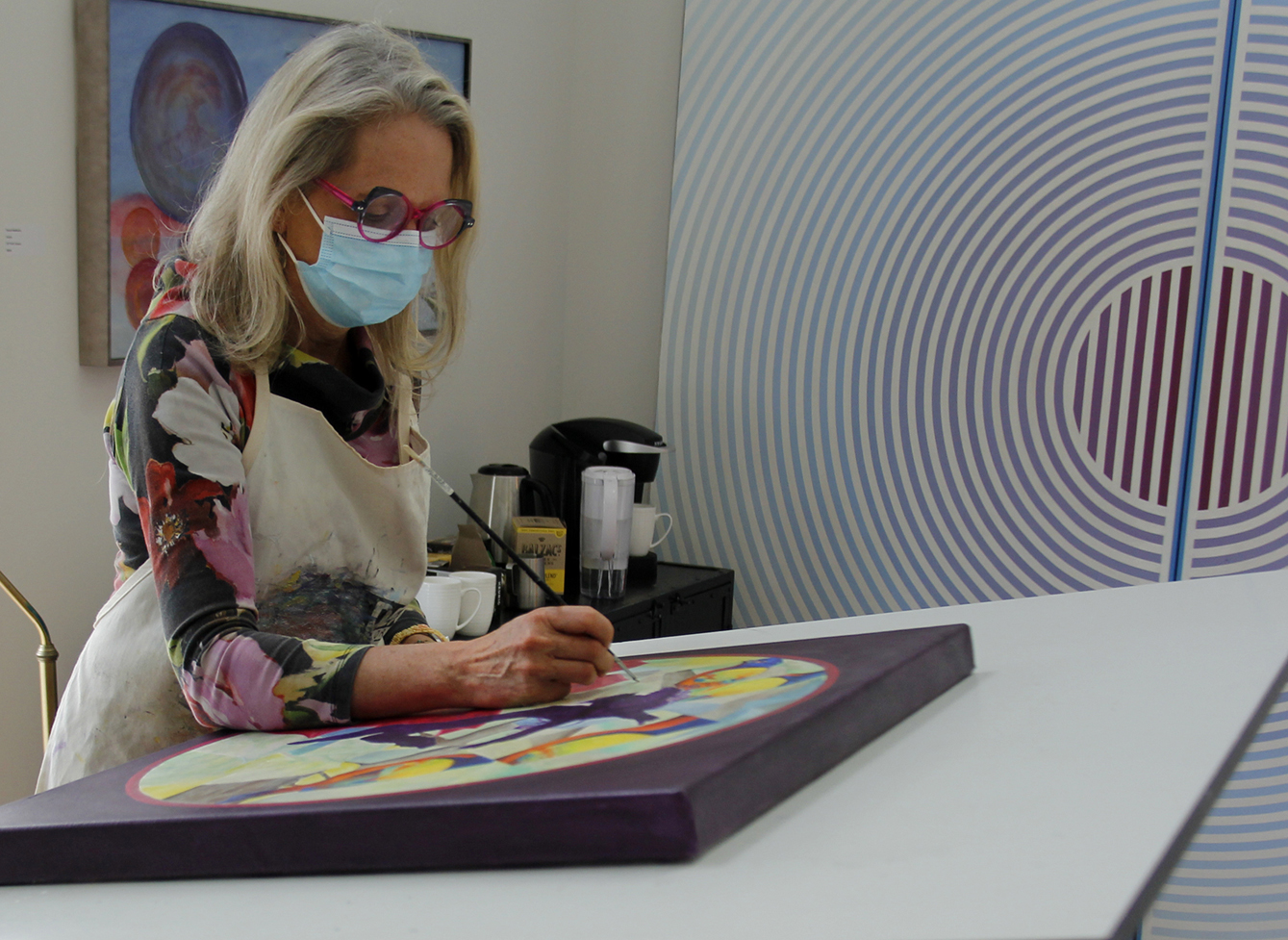 <p>INSPIRATION IS WHEREVER YOU CAN FIND IT Cherry Valley-based artist Heather Kerr was more than happy to perfect both her work and her craft during the 2021 Prince Edward County Studio Tour this weekend. Local artists were very happy to welcome patrons into their studio spaces and converse with the public.   (Desirée Decoste/Gazette Staff)</p>
