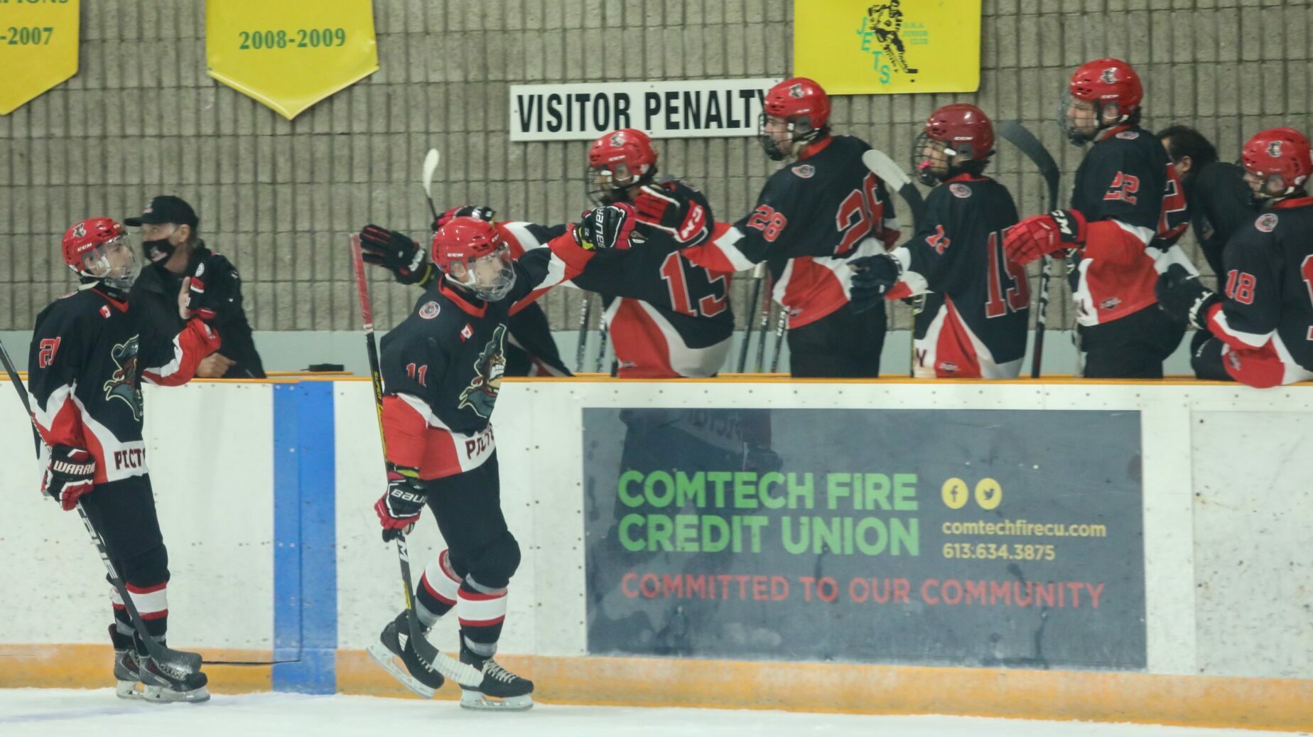 <p>Jack Dow leads the goal train after opening the </p>
