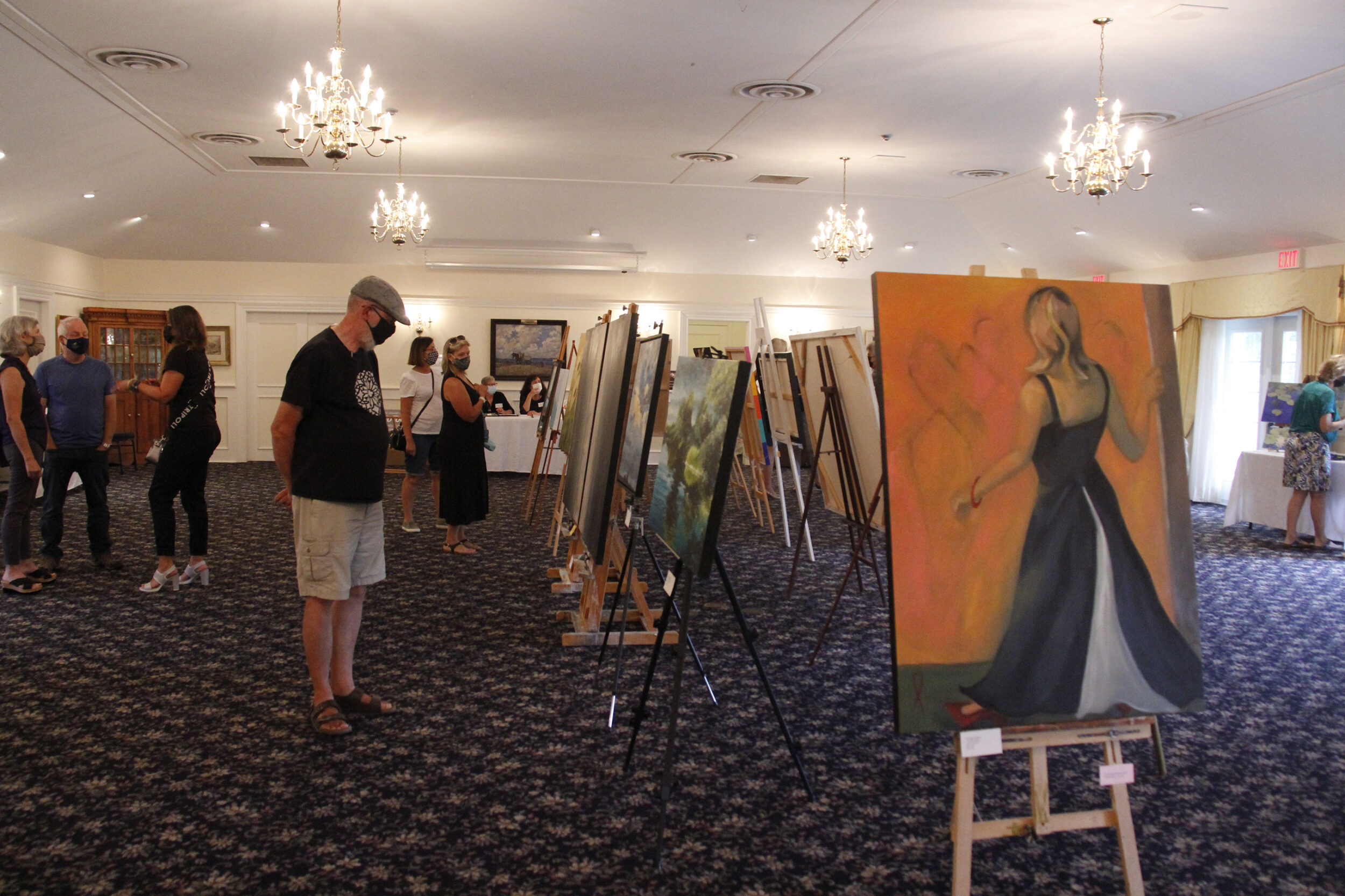 <p>ARTISTS WORK Around half of the artists taking part in the PEC Studio Tour 2021 offered a view of their trappings at a pop-up event at The Waring House last month. (Desirée Decoste/Gazette staff)</p>
