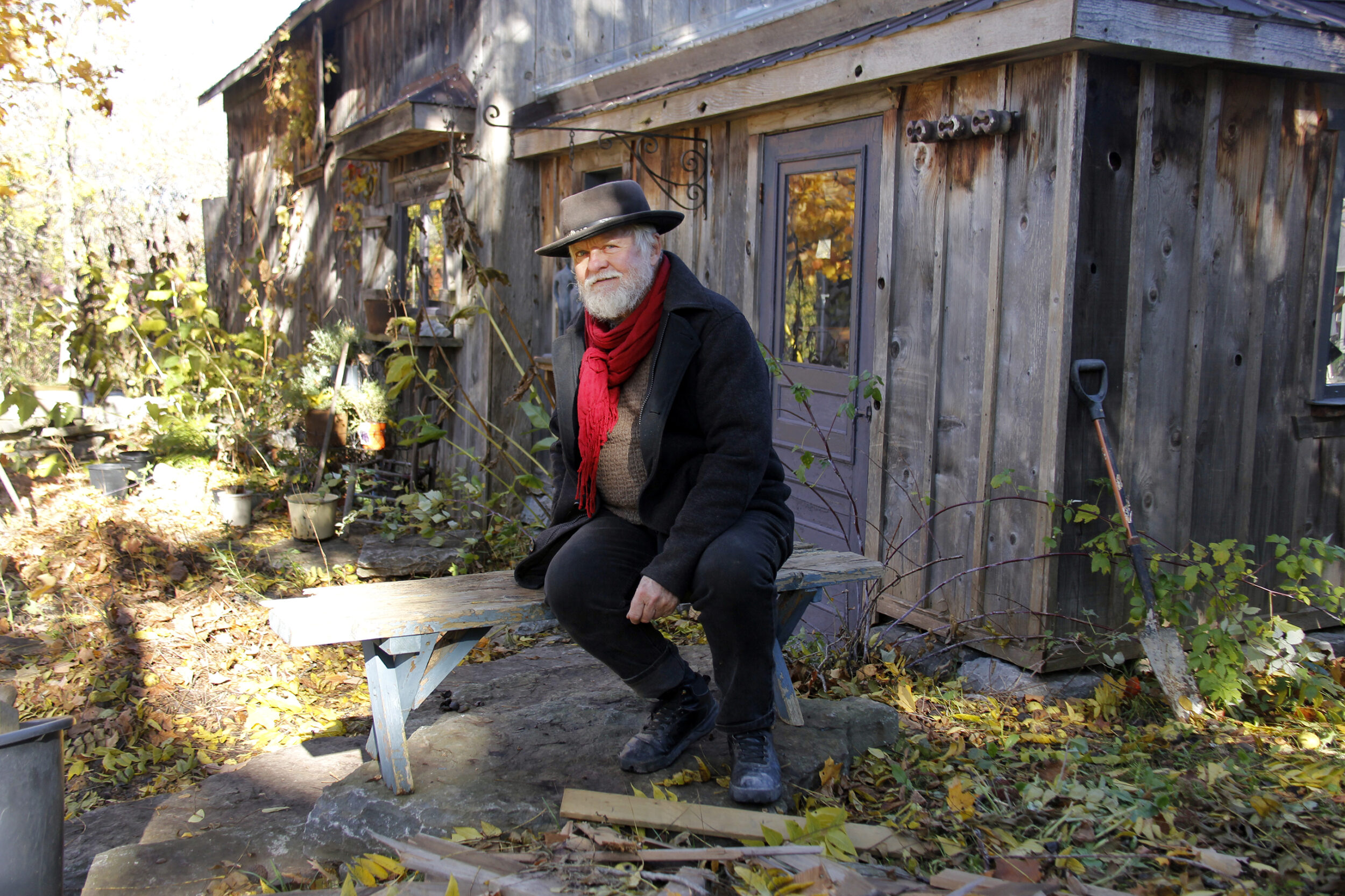 <p>Conrad Beaubien, local playwright, is the recipient of the 2021 Prince Edward County Arts Council’s Public Arts grant with his dramatic reading of ‘The Boxcar Cowboy’. (Desirée Decoste/Gazette staff)</p>
