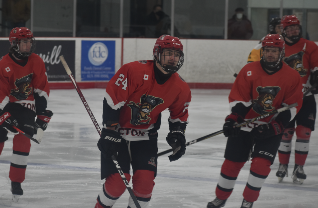 <p>Cole Lavender had two goals in Game Four. (Gazette Staff)</p>
