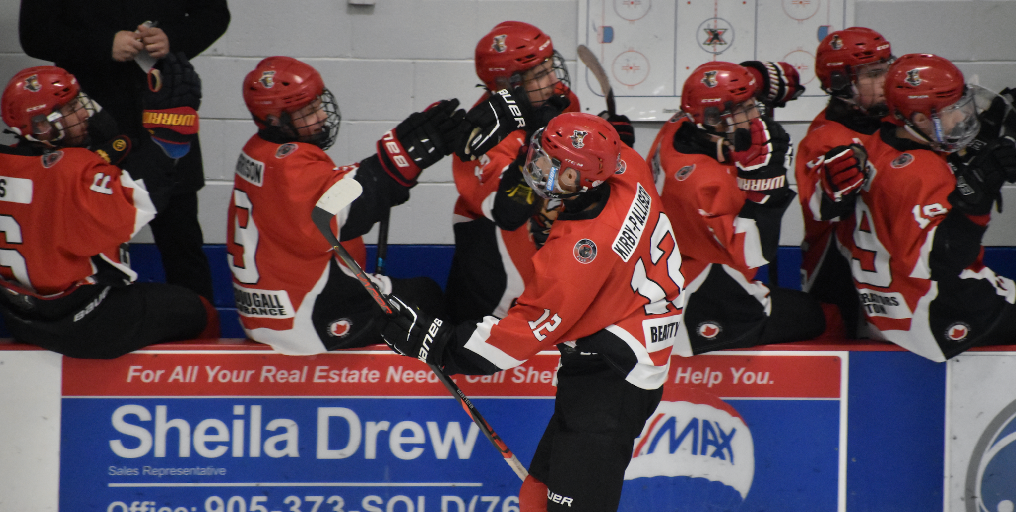 <p>Picton’s Nick Kirby had a goal and an assist in the club’s 4-3 overtime win in Port Hope Saturday. (Gazette Staff)</p>
