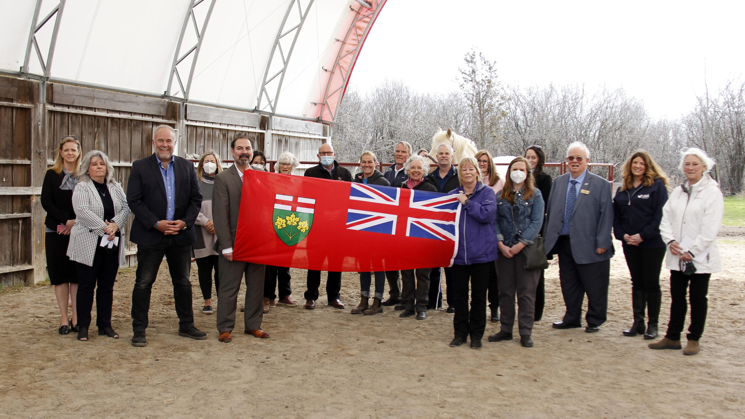 <p>COMMUNITY A group of 12 local not-for-profit organizations gathered at Heal With Horses near Wellington Monday as MPP for Bay of Quinte Todd Smith announced nearly $750,000 worth of Trillium Foundation grants would be administered in the coming year. (Desirée Decoste/Gazette staff)</p>

