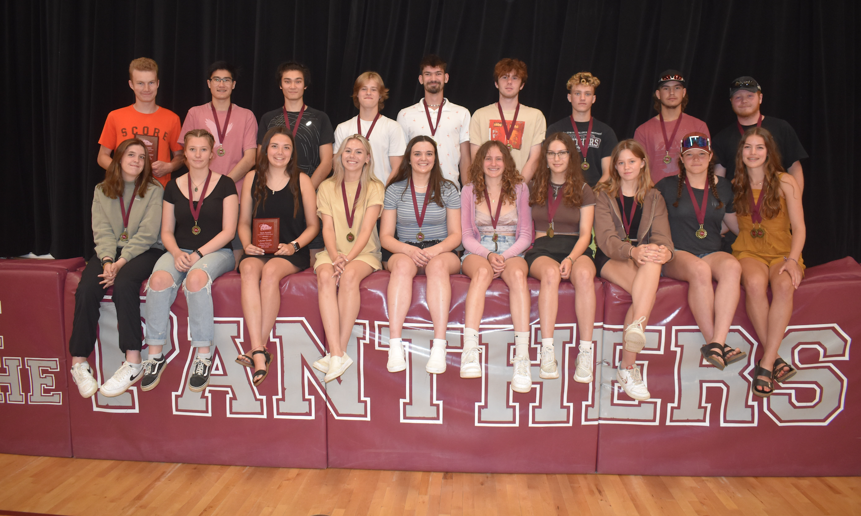 <p>PECI’s 2021-22 Award winning athletes (Jason Parks/Gazette Staff)</p>

