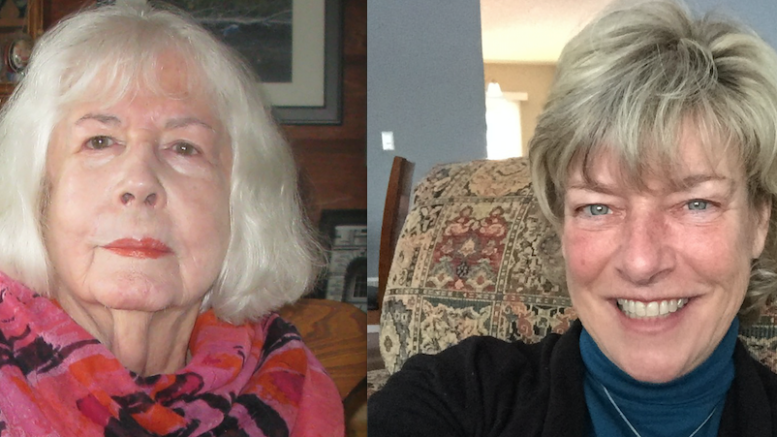 <p>(From Left) Lynn Pickering and Marie O’Neill are County FM volunteers who were recognized by Canada’s  Radio Television Digital News Association earlier this month. (RTDNA photos)</p>
