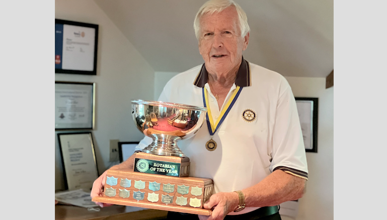 <p>2021-22 Picton Rotarian of the Year Bob Bird. (Submitted Photo)</p>
