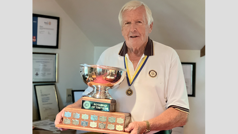 <p>2021-22 Picton Rotarian of the Year Bob Bird. (Submitted Photo)</p>
