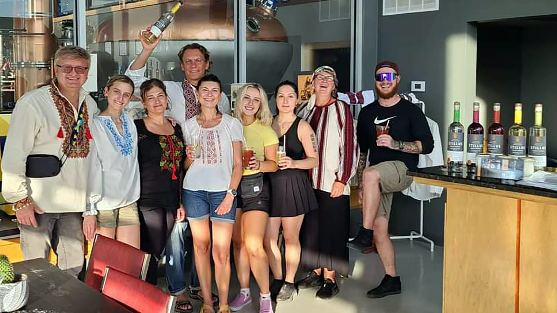 <p>The Stillus Crew on Saturday after the celebration/fundraiser for Ukraine’s Independence Day and raising $1,542 for children of Ukraine. (Submitted photo)</p>
