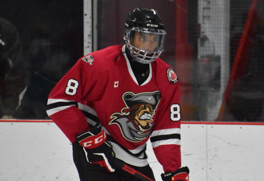 <p>Picton’s Rheydan McCoy set up a goal in his Pirates debut Thursday night. (Gazette Staff)</p>
