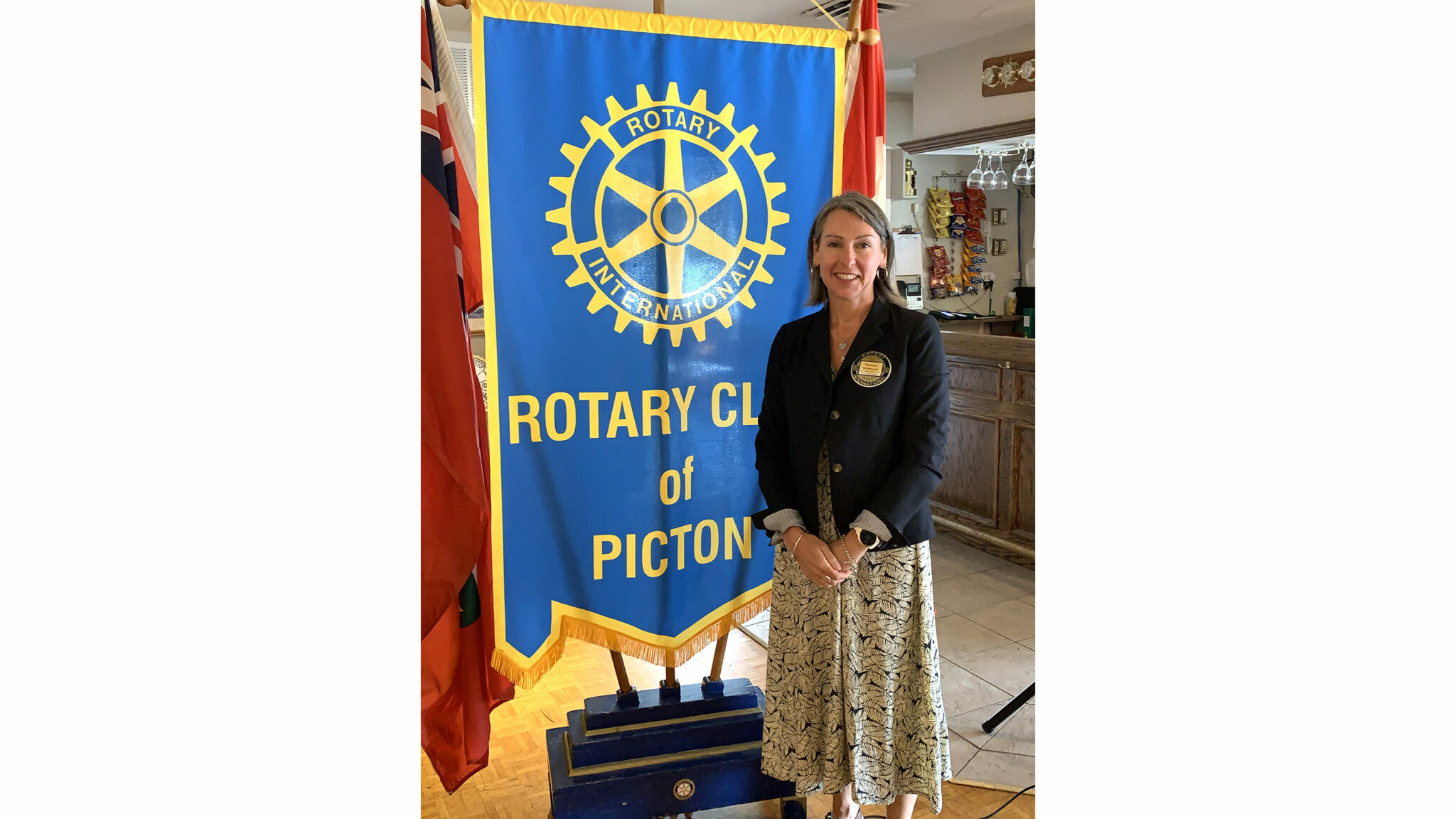 <p>Executive Director of the Prince Edward County Memorial Hospital Foundation (PECMHF) Shannon Coull spoke to The Rotary Club of Picton of changes and updates to the new hospital campaign. (Submitted photo)</p>

