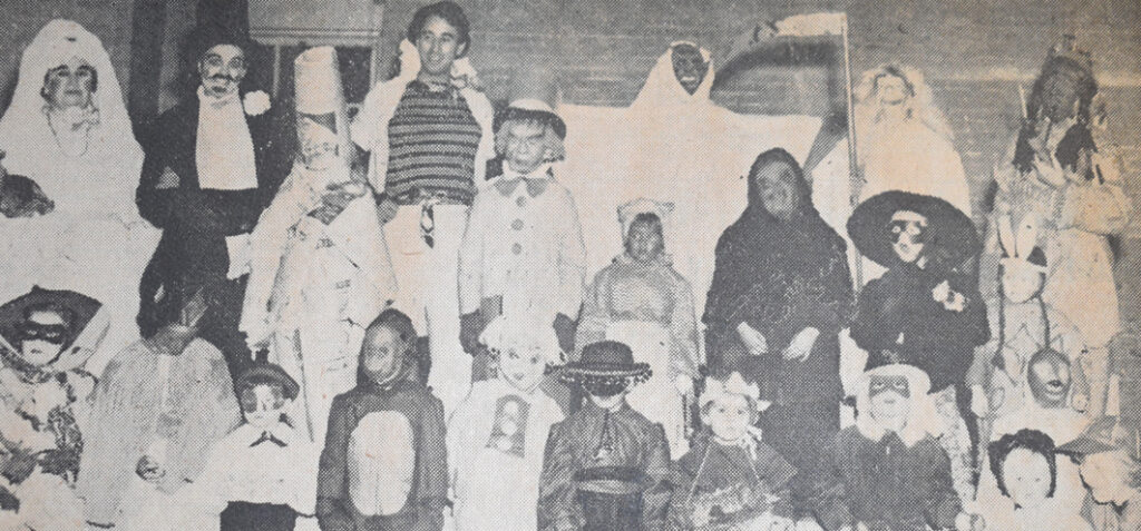 <p>WAY BACK WHEN Participants in the 1951 Picton Women’s and Professional Business Club Halloween Costume contest.  (Ron VanDusen/Picton Gazette file photo)</p>
