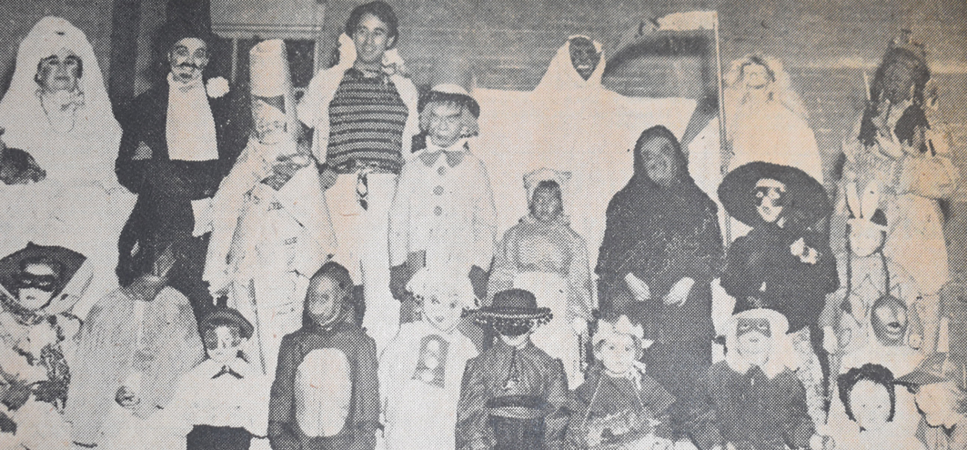 <p>WAY BACK WHEN Participants in the 1951 Picton Women’s and Professional Business Club Halloween Costume contest.  (Ron VanDusen/Picton Gazette file photo)</p>
