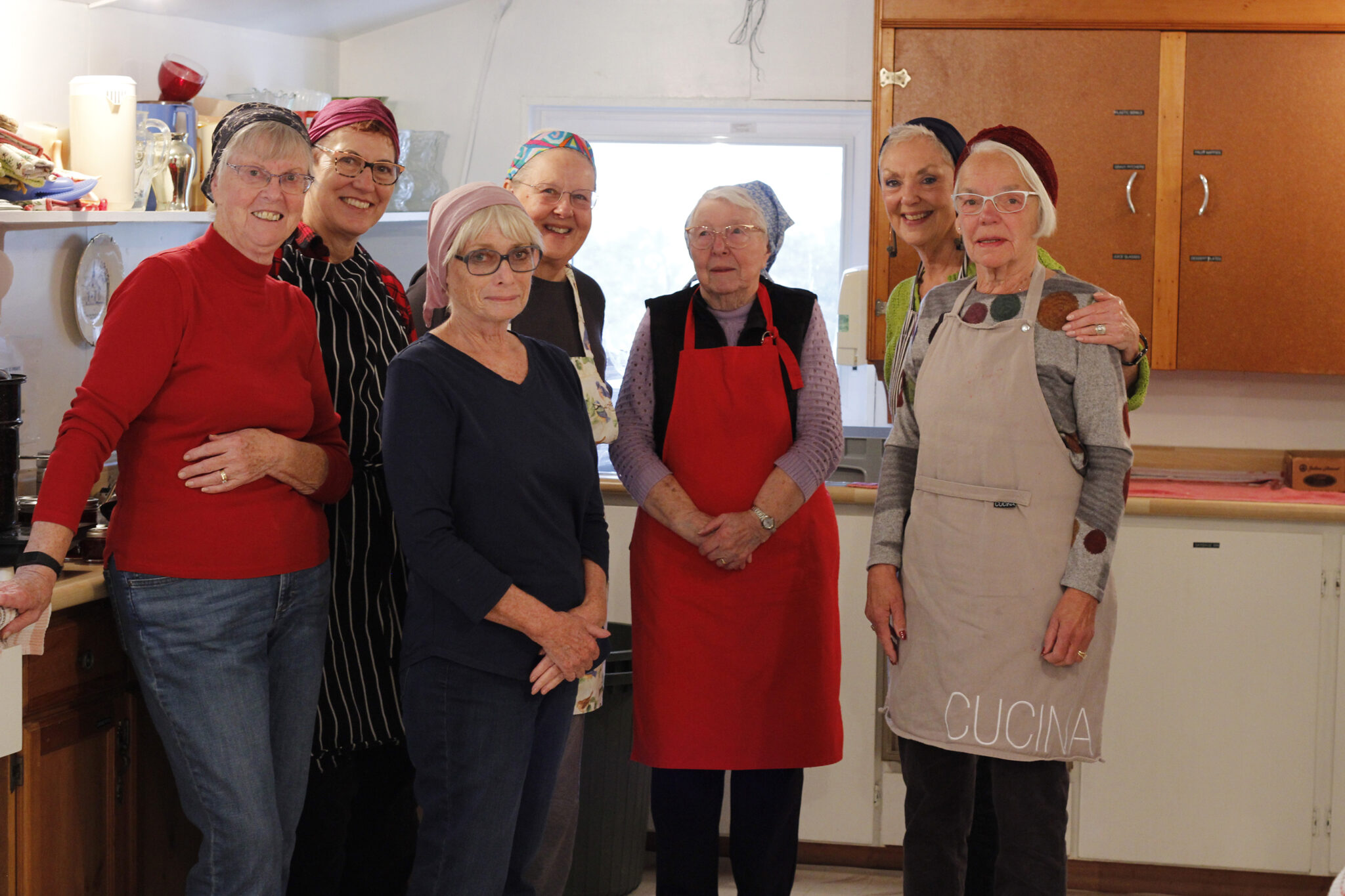 <p>The Prince Edward County Memorial Hospital Auxiliary ‘Perfectly Preserved’ team have been at work in the kitchen at South Bay United Church prepping for and attending markets as well as ramping up for the Festival of Trees preserve and bake sale. (Desirée Decoste/Gazette staff)</p>
