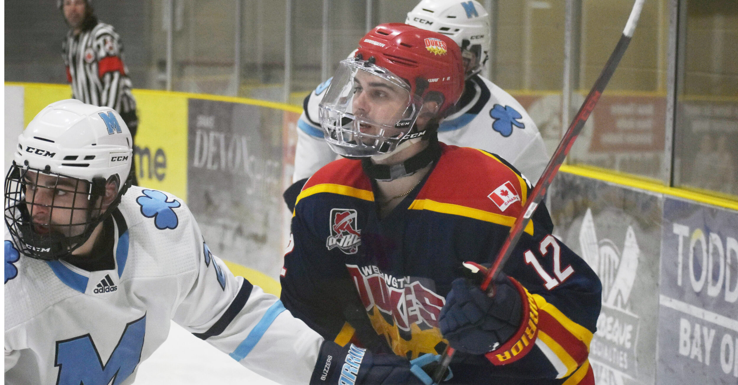 <p>Wellington Duke David Campbell had four points in two games this weekend. (Jason Parks/Gazette Staff)</p>
