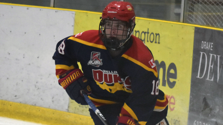 <p>Wellington’s Connor Paronuzzi had five points in Wellington’s two lopsided wins this weekend. (Jason Parks/Gazette Staff)</p>
