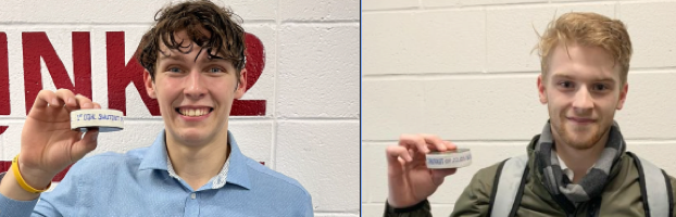 <p>(From Left) Jacob Osborne and Ethan Morrow posted back to back shutouts for the Wellington Dukes Saturday and Monday, respectively, as the club won all three of its road games this weekend. (Dukes photo)</p>
