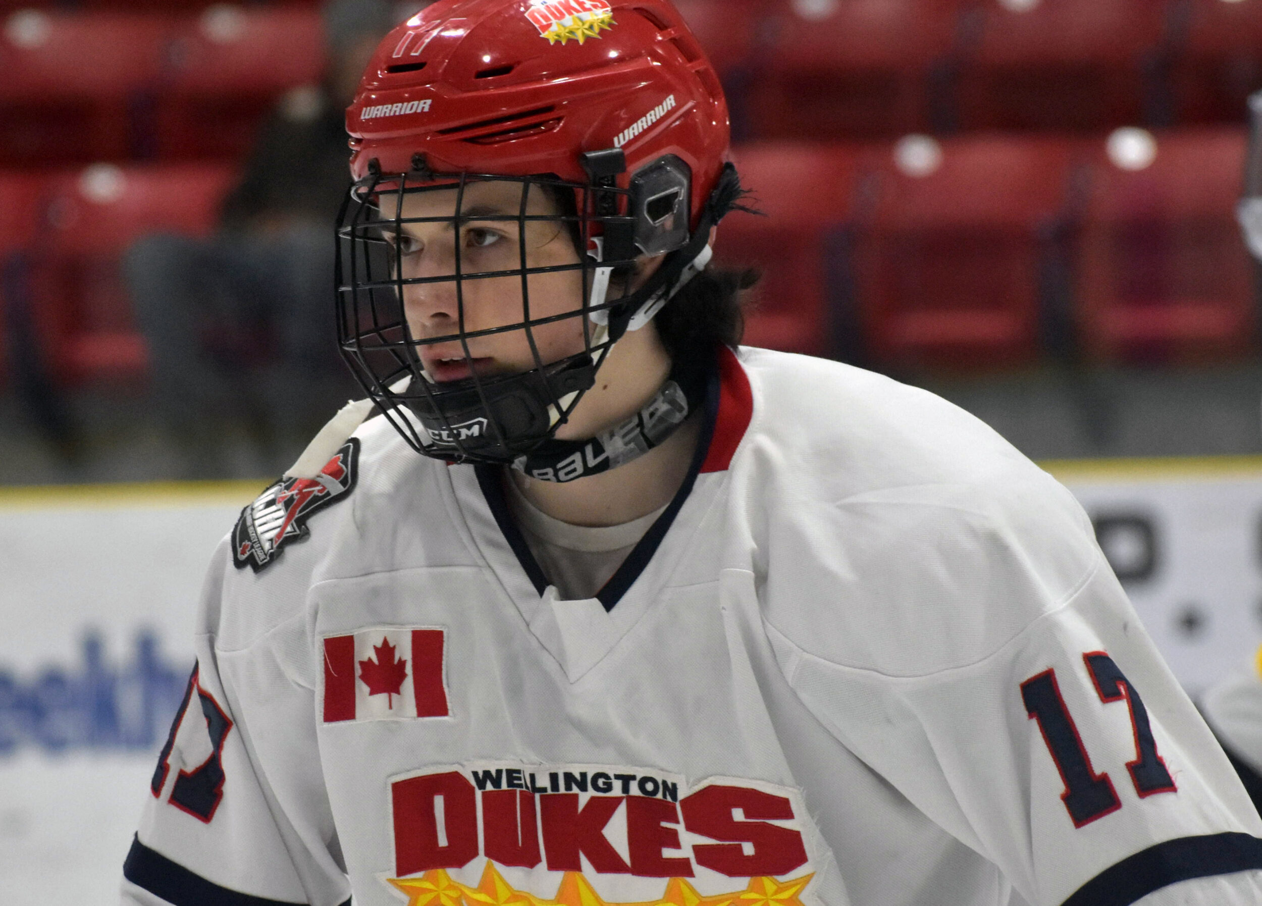 <p>Matheson Mason’s shorthanded tally in the third period of Monday’s game against Cobourg preserved a victory. (Jason Parks/Gazette Staff)</p>
