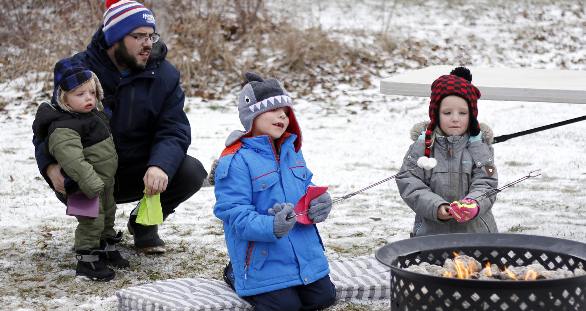 <p>Scores of children and their parents enjoyed the first ever community Winterfest on Saturday.(Desirée Decoste/Gazette Staff)</p>
