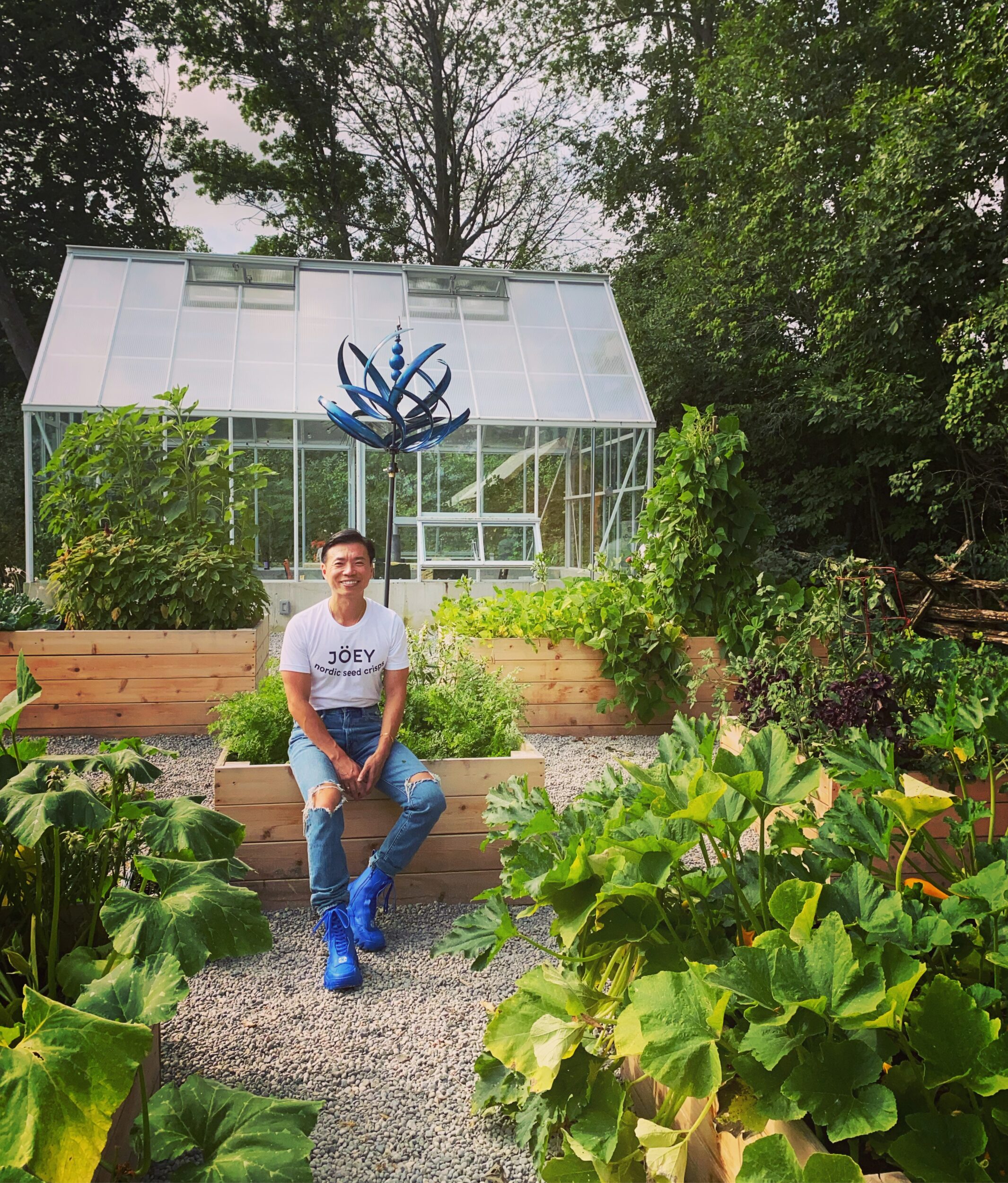 <p>SPRINGING FORTH- Joseph Chen, owner of Jöey Nordic Seed Crisps, exudes enthusiasm for his new business and this supportive community. (Rob Davis/submitted photo)</p>
